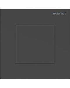 Geberit Typ 40 Urinal-Steuerung 116217141 pneumatisch, Square, schwarz matt / easy-to-clean-beschichtet