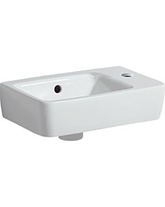 Geberit Waschtisch Renova Compact 276140600 weiss, KeraTect, 40 x 25 cm, mit Hahnloch rechts