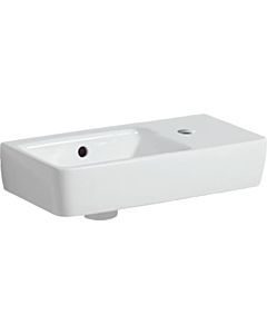 Geberit lavabo Renova Compact 276250600 blanc, KeraTect, 50x25cm, étagère à droite