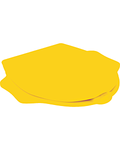Geberit Bambini WC seat 573367000 with support function, turtle design, with automatic lowering, traffic yellow