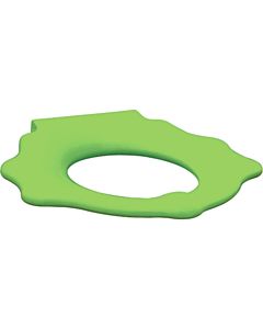 Geberit Bambini WC -Seat ring 573371000 with support function, turtle design, yellow-green