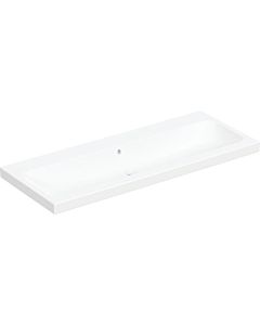 Geberit iCon Light lavabo 501837004 120x48cm, sans trou pour robinetterie, avec trop-plein, blanc KeraTect