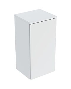 Meuble d&#39;appoint Geberit Renova Plan 504043001, 1 porte, charnières gauche/droite, largeur 33 cm, corps et façade blancs laqués satinés