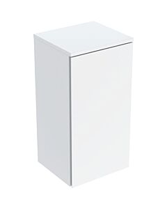 Meuble d&#39;appoint Geberit Renova Plan 504043011, 1 porte, charnières gauche/droite, largeur 33 cm, corps et façade blancs laqués satinés