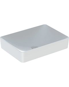 Geberit VariForm countertop washbasin 500779012 55x40cm, without tap hole, overflow, rectangular, white