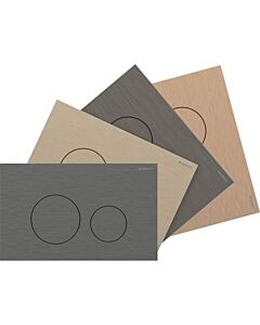 Geberit Sigma40 actuator plate 004610003 galvanized, lacquered, dual flush, round
