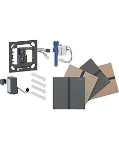 Geberit Type 40 urinal control 004801003 electronic flush actuation, battery operated, square, galvanized, painted