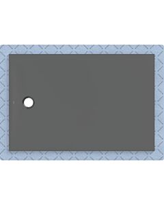 Geberit CleanFloor30 Duschfläche 551024DM1 bodeneben, mit Dichtvlies, 100 x 150 cm, graphit / matt
