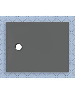 Geberit CleanFloor30 Duschfläche 551004DM1 bodeneben, mit Dichtvlies, 80 x 100 cm, graphit / matt