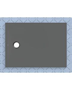 Geberit CleanFloor30 Duschfläche 551005DM1 bodeneben, mit Dichtvlies, 80 x 110 cm, graphit / matt
