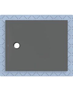 Geberit CleanFloor30 shower tray 551013DM1, flush with floor, with sealing fleece, 90 x 110 cm, graphite / matt
