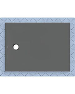 Geberit CleanFloor30 Duschfläche 551014DM1 bodeneben, mit Dichtvlies, 90 x 120 cm, graphit / matt