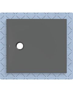 Geberit CleanFloor30 Duschfläche 551003DM1 bodeneben, mit Dichtvlies, 80 x 90 cm, graphit / matt