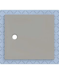 Receveur de douche Geberit CleanFloor30 551012291, affleurant au sol, avec joint d&#39;étanchéité en polaire, 90 x 100 cm, gris mat
