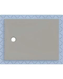 Receveur de douche Geberit CleanFloor30 551014291, affleurant au sol, avec joint d&#39;étanchéité en polaire, 90 x 120 cm, gris mat