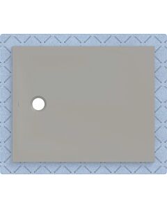 Geberit CleanFloor30 shower tray 551013291, flush with floor, with sealing fleece, 90 x 110 cm, grey / matt
