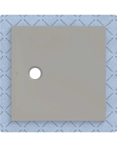 Geberit CleanFloor30 Duschfläche 551002291 bodeneben, mit Dichtvlies, 80 x 80 cm, grau / matt