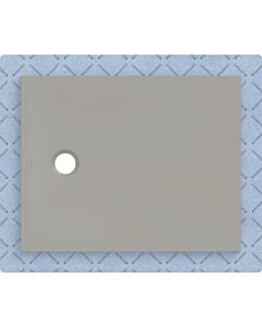 Geberit CleanFloor30 Duschfläche 551004291 bodeneben, mit Dichtvlies, 80 x 100 cm, grau / matt
