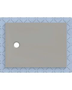Geberit CleanFloor30 Duschfläche 551005291 bodeneben, mit Dichtvlies, 80 x 110 cm, grau / matt