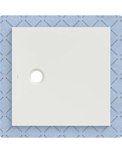 Geberit CleanFloor30 Duschfläche 551002001 bodeneben, mit Dichtvlies, 80 x 80 cm, weiß / matt