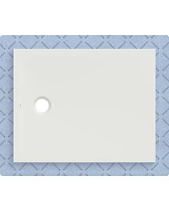 Geberit CleanFloor30 Duschfläche 551004001 bodeneben, mit Dichtvlies, 80 x 100 cm, weiß / matt