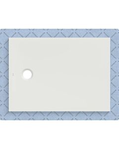 Geberit CleanFloor30 Duschfläche 551005001 bodeneben, mit Dichtvlies, 80 x 110 cm, weiß / matt