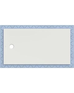 Geberit CleanFloor30 shower tray 551018001, flush with floor, with sealing fleece, 90 x 170 cm, white / matt