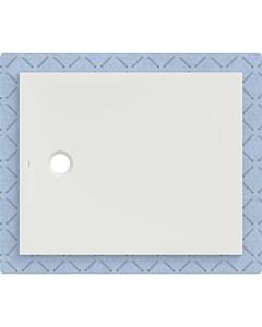Geberit CleanFloor30 shower tray 551013001 flush with floor, with sealing fleece, 90 x 110 cm, white / matt