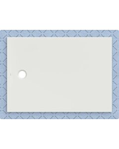 Geberit CleanFloor30 shower tray 551023001, flush with floor, with sealing fleece, 100 x 140 cm, white / matt