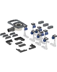 Geberit Duofix shower tray drain 551567001 with 10 long feet, water seal height 50mm