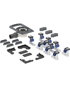 Geberit Duofix shower tray drain 551554001 with 10 feet, water seal height 50mm