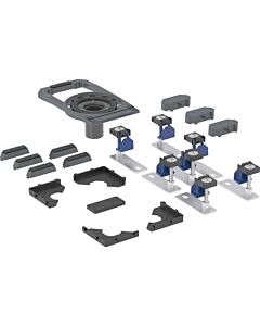 Bonde de receveur de douche Geberit Duofix 551560001 avec 2,13 m (7 pieds), installation traversante.