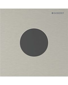 Geberit Type 40 urinal control 116034ID1 electronic, battery operated, round, nickel/brushed, easy-to-clean coated