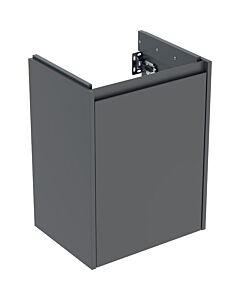 Geberit Renova Plan base cabinet 504022JK1 45.7 x 60.6 x 24.2 cm, carcass/front lava / lacquered satin finish, 1 door