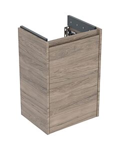 Geberit Renova Plan base cabinet 504021JR1 40 x 60.6 x 20.3 cm, carcass/front walnut / melamine wood structure, 1 door