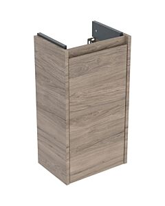 Geberit Renova Plan base cabinet 504020JR1 32.4 x 60 x 23 cm, carcass/front walnut / melamine wood structure, 1 door