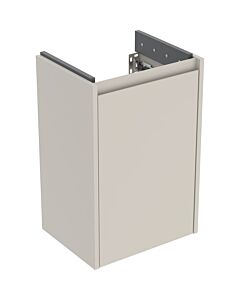 Meuble bas Geberit Renova Plan 504021DB1 40 x 60,6 x 20,3 cm, structure/façade gris sable/finition laquée satinée, 1 porte