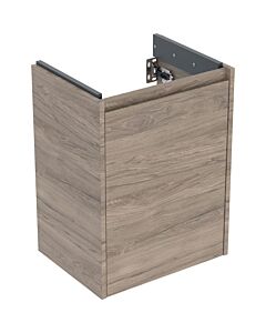Geberit Renova Plan base cabinet 504022JR1 45.7 x 60.6 x 24.2 cm, carcass/front walnut / melamine wood structure, 1 door