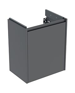 Meuble vasque Geberit Renova Compact 504083JK1 1 porte, caisson/façade en laque satinée, largeur 50 cm