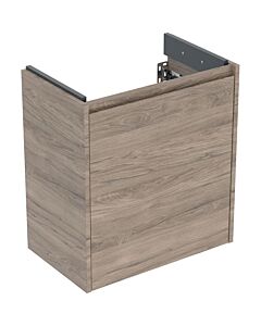 Geberit Renova Compact Waschtisch-Unterschrank 504084JR1 1 Tür, Korpus/Front Nussbaum / Melamin Holzstruktur, Breite 55 cm