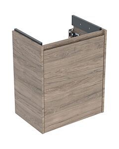 Geberit Renova Compact Waschtisch-Unterschrank 504083JR1 1 Tür, Korpus/Front Nussbaum / Melamin Holzstruktur, Breite 50 cm