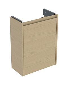 Geberit Renova Compact vanity unit 504082PS1 1 door, carcass/front natural oak / melamine wood structure, width 45.7 cm