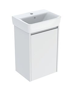 Geberit Renova Plan hand basin set 504034001, washbasin white, body/front white / lacquered satin finish, width 45 cm