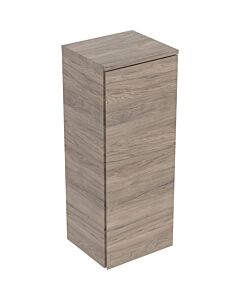 Geberit Renova Plan tall cabinet 504044JR1, 1 door, width 33cm, carcass/front walnut/melamine wood structure