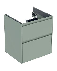 Geberit Renova Plan Waschtisch-Unterschrank 504026IK1 2 Schubladen, Korpus/Front salbeigrün / lackiert seidenmatt, Breite 54,6 cm