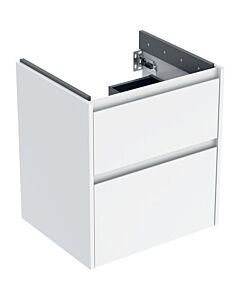 Geberit Renova Plan Waschtisch-Unterschrank 504026011 2 Schubladen, Korpus/Front weiß / lackiert seidenglanz, Breite 54,6 cm