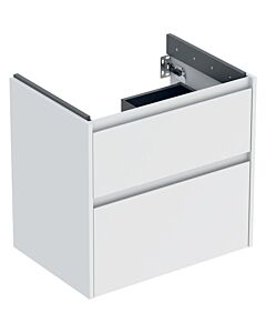 Geberit Renova Plan Waschtisch-Unterschrank 504028001 2 Schubladen, Korpus/Front weiß / lackiert seidenmatt, Breite 64,4 cm