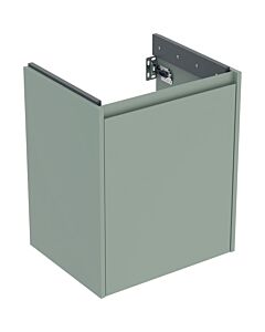 Geberit Renova Plan vanity unit 504023IK1 Carcass/Front sage green / lacquered satin finish, width 50.4 cm, 1 door