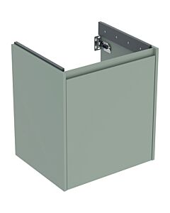 Geberit Renova Plan vanity unit 504024IK1 Carcass/Front sage green / lacquered satin finish, width 54.6 cm, 1 door