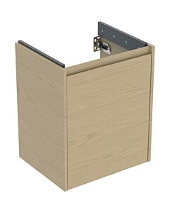 Geberit Renova Plan vanity unit 504023PS1, carcass/front in natural oak/melamine wood structure, width 50.4 cm, 1 door